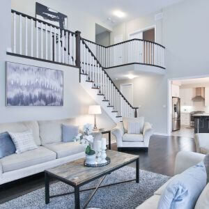 inside of well decorated house